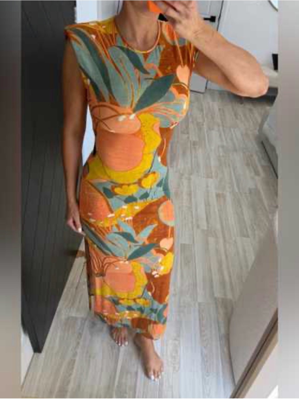 Zara Flora Dress. New with tags! Size xtra Large